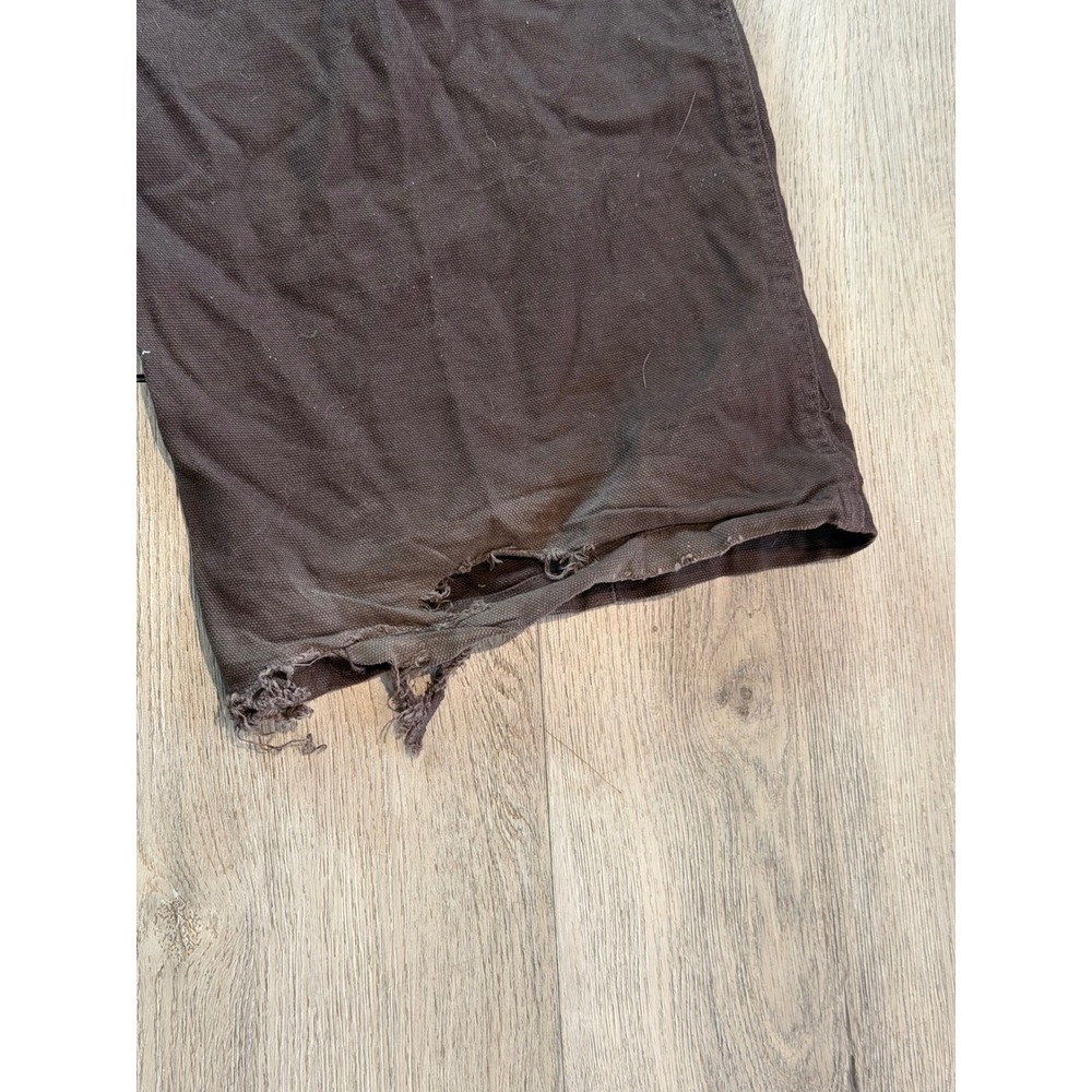 Y2K Aeropostale Womens XL Utility Cargo Pants Brown Wide Leg Cotton - Picture 7 of 13